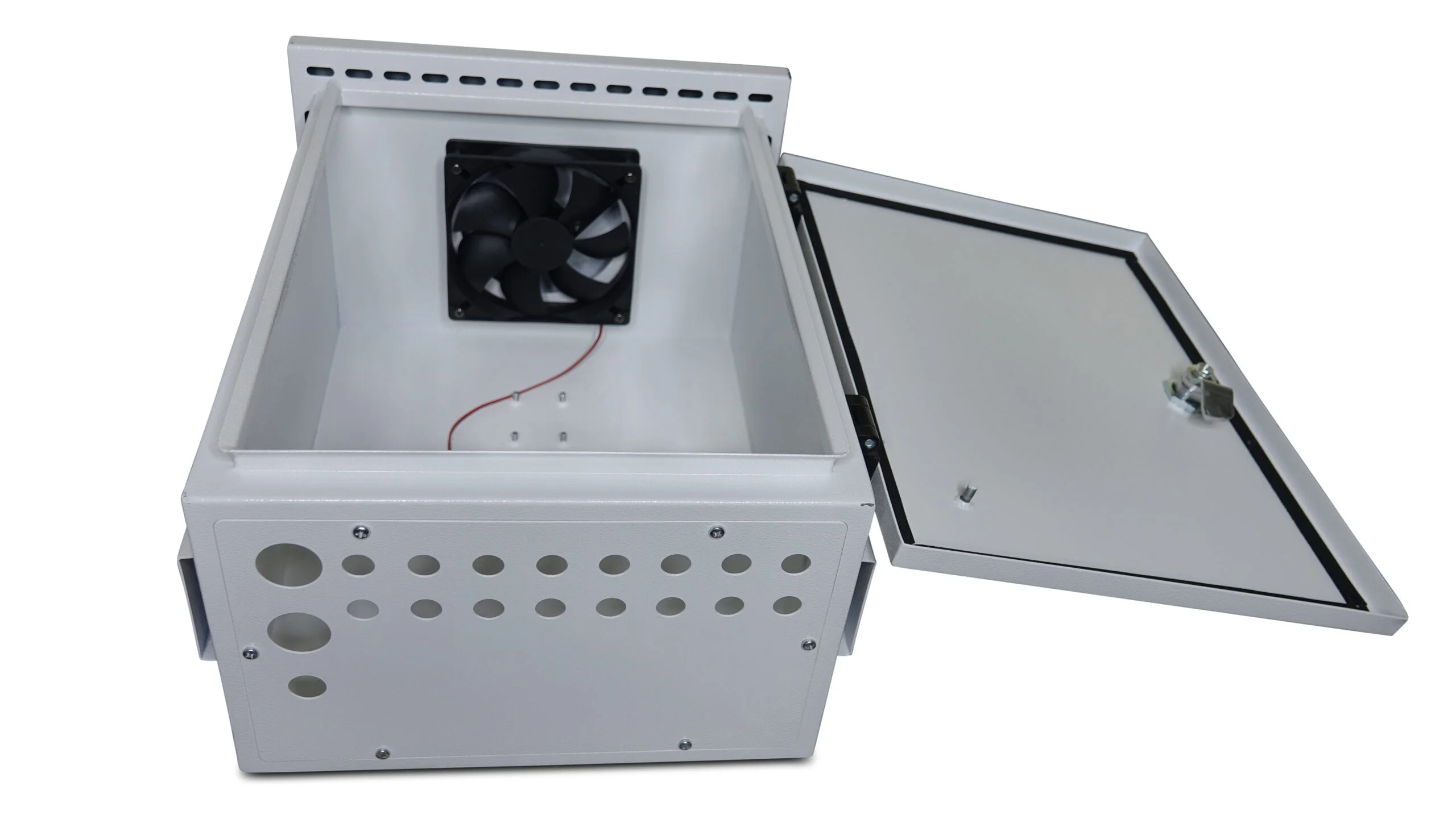 YPS Small Controller Enclosure - Compact Professional LED Display Controller Housing - About 13" x 9" x 5.5" (Similar size to Bud Box 32022) - Image 4