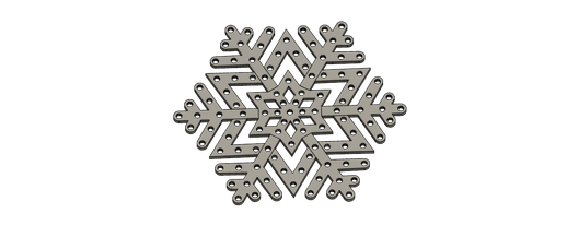 3D Printed Snowflakes