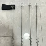 YPS Ground Anchors 24 Inch Heavy Duty Steel - Quick Install for Outdoor Displays