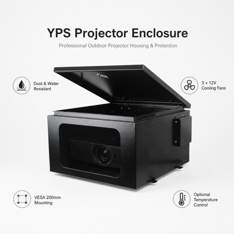 YPS Projector Enclosure - Professional Outdoor Projector Housing ...