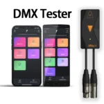 DMXelf Professional DMX Tester - Multi-Function DMX512 Testing Tool (3-Pin/5-Pin XLR)