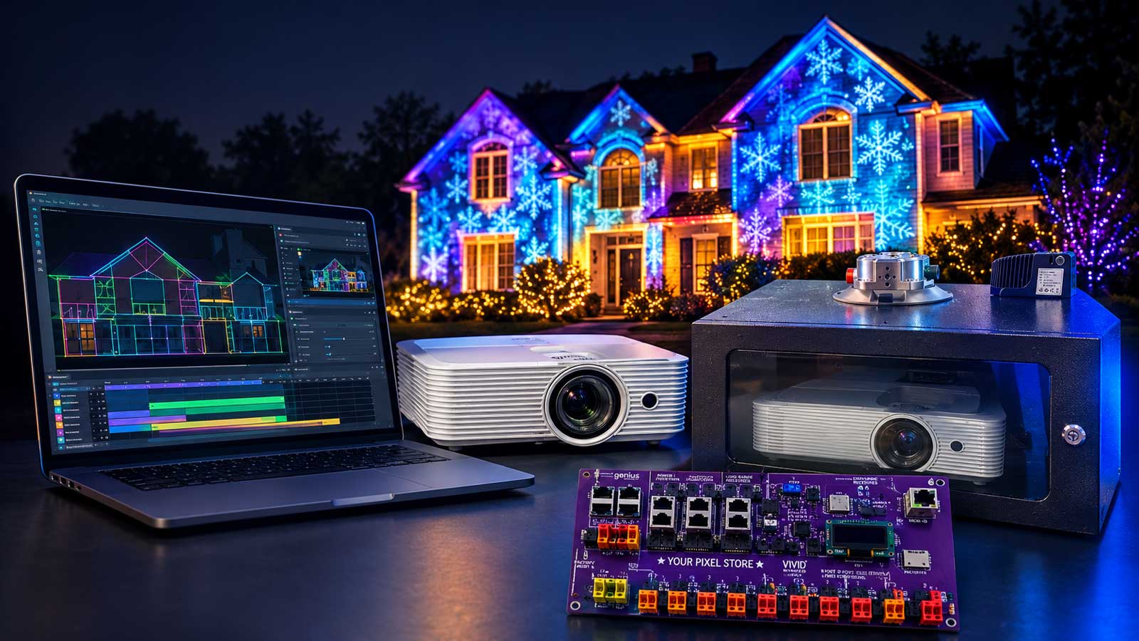 Projection-Mapping-Holiday-Showcase