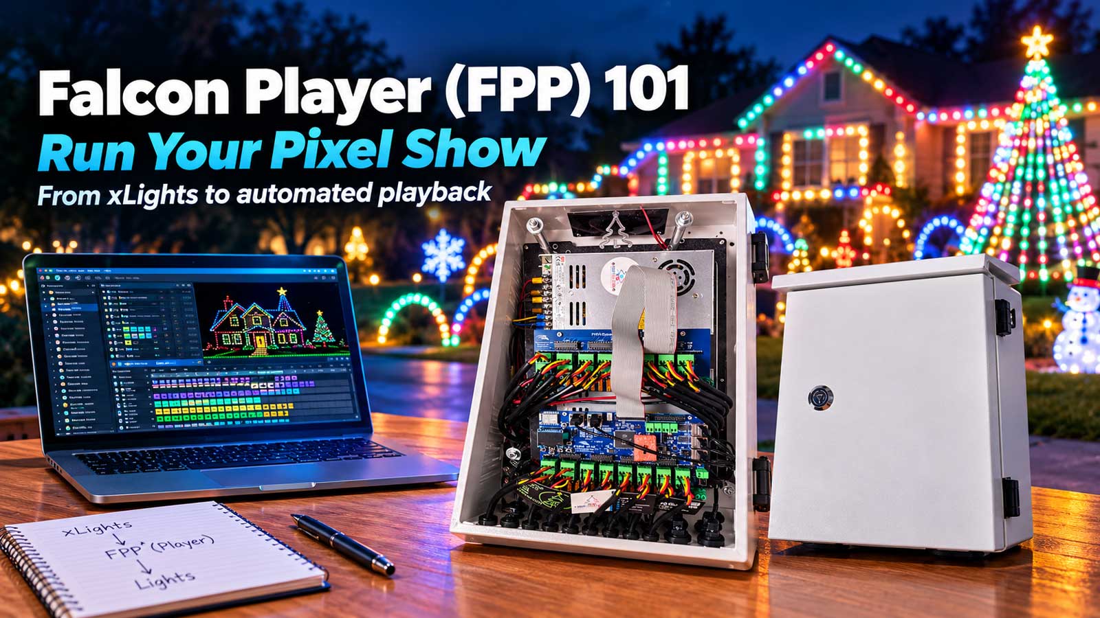 Falcon Player (FPP) 101: Run Your Pixel Show