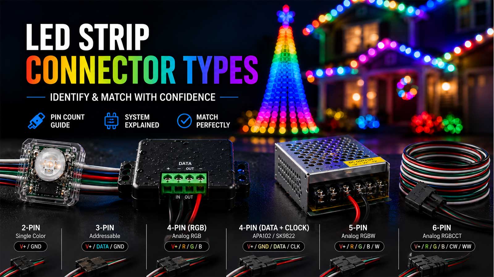 LED Strip Connector Types