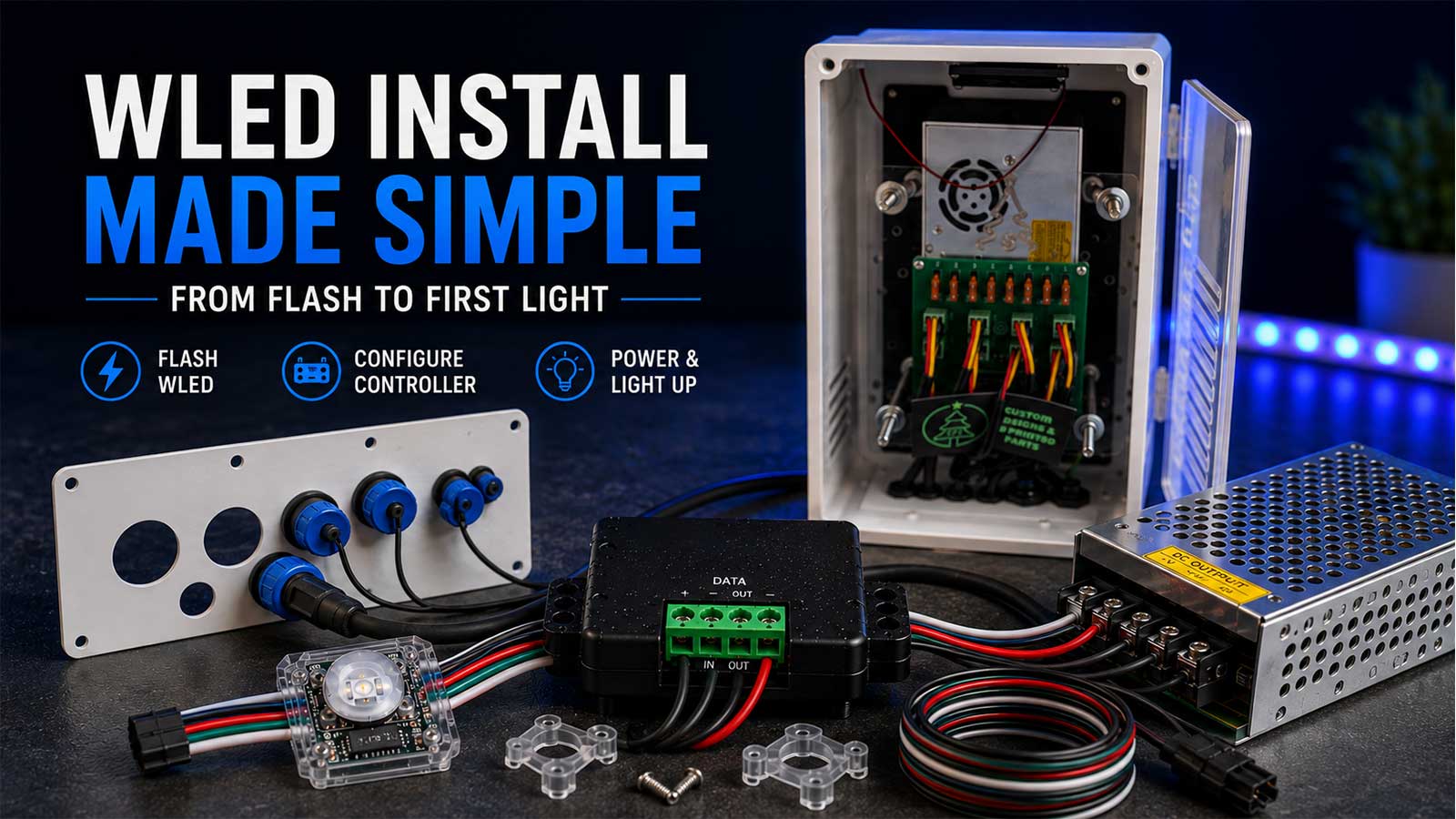 How to Install WLED From Flash to First Light