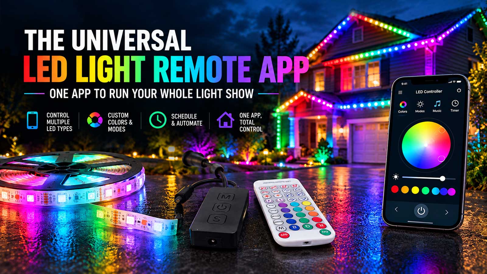 Universal LED Light Control Showcase